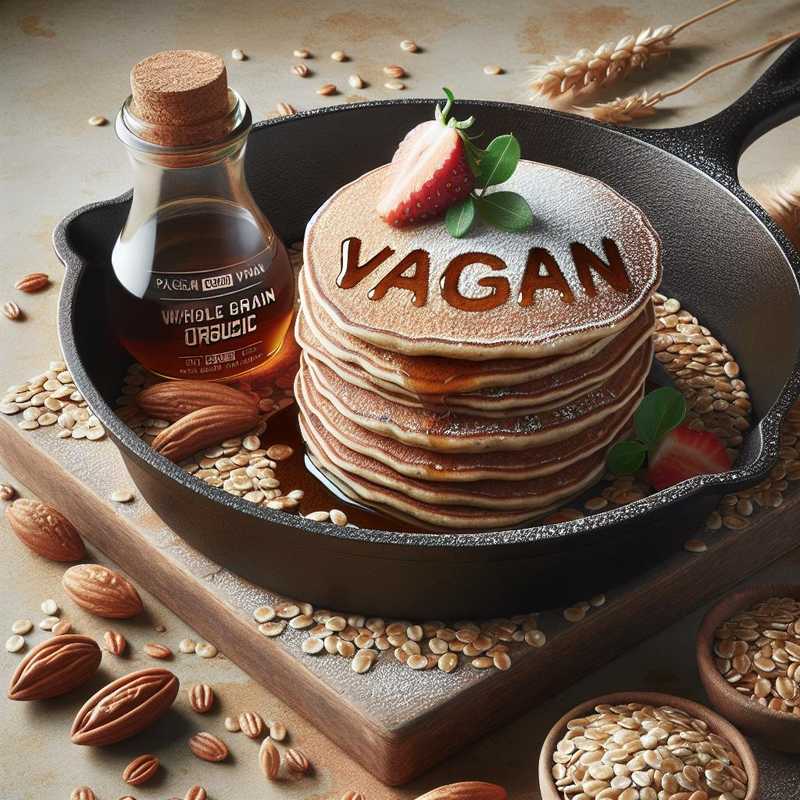 Vegan Whole Wheat Pancakes