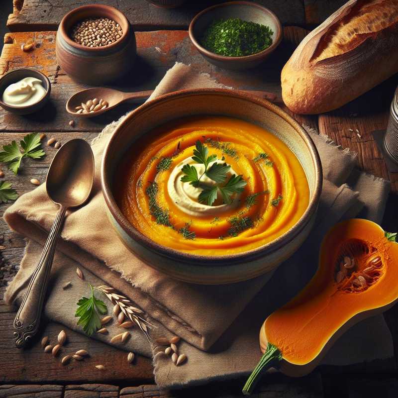 Minestra di zucca alla milanese