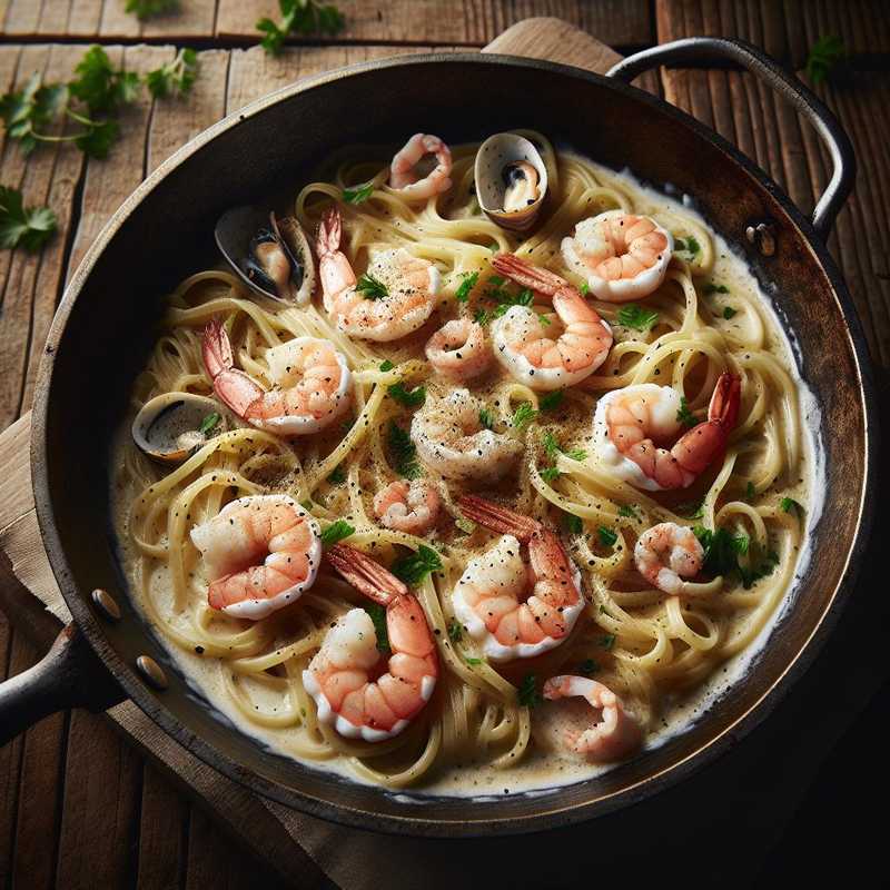 Seafood Carbonara