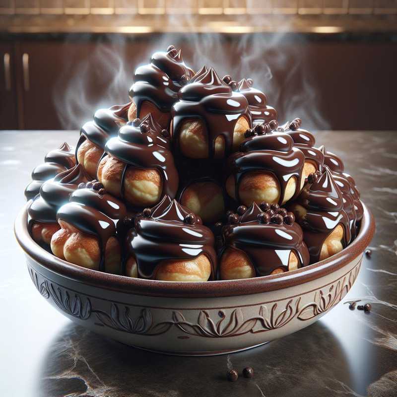 Profiteroles al cioccolato