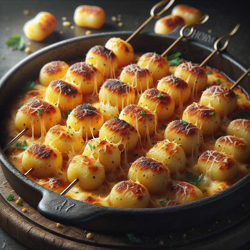 Gratin Gnocchi Skewers