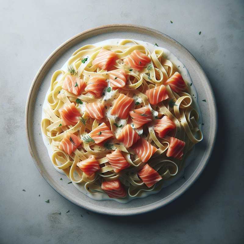 Tagliolini al Salmone Affumicato