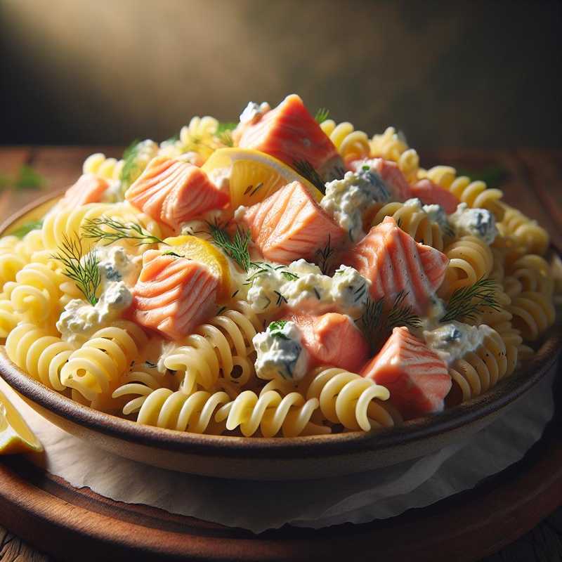 Pasta ricotta e salmone