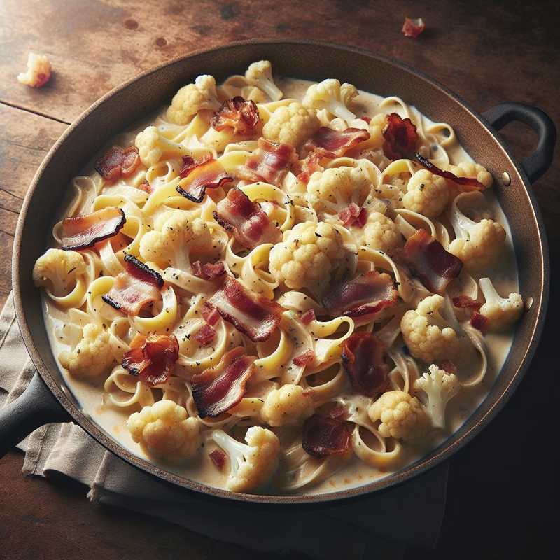 Pasta with Cauliflower and Guanciale