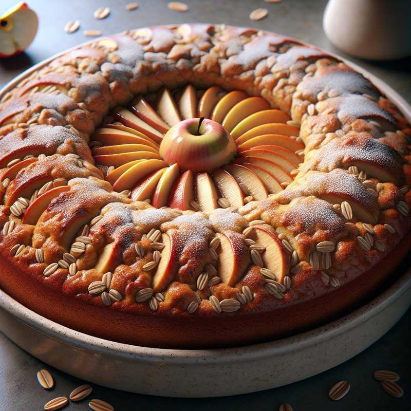 4-Grain Apple Cake