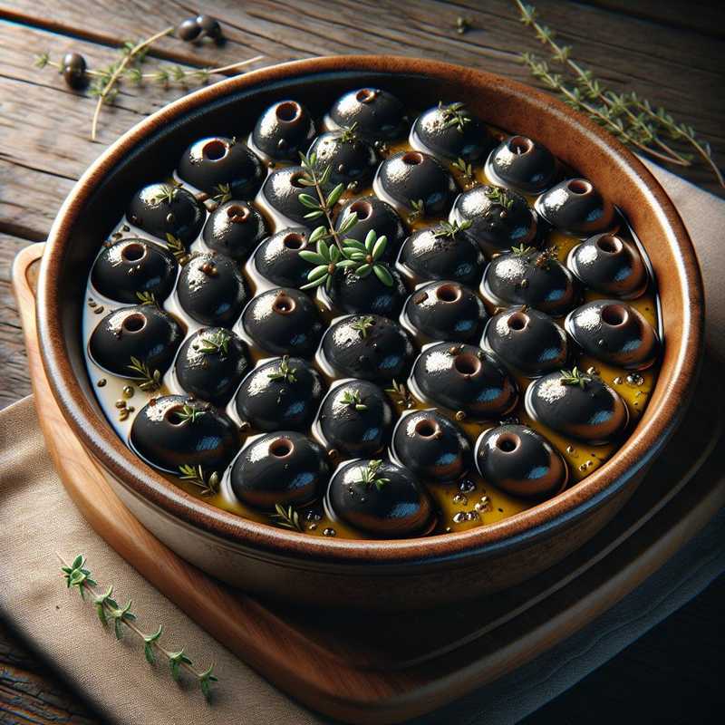 Baked Black Olives