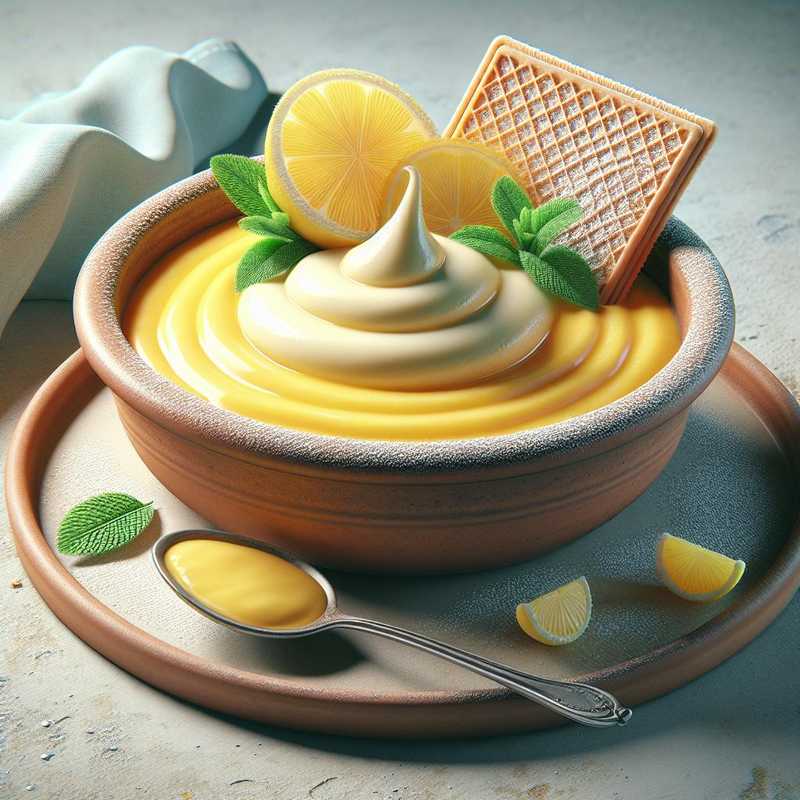 Crema al limone senza uova