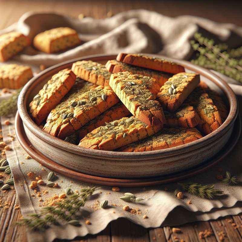 Biscotti salati alle erbe aromatiche