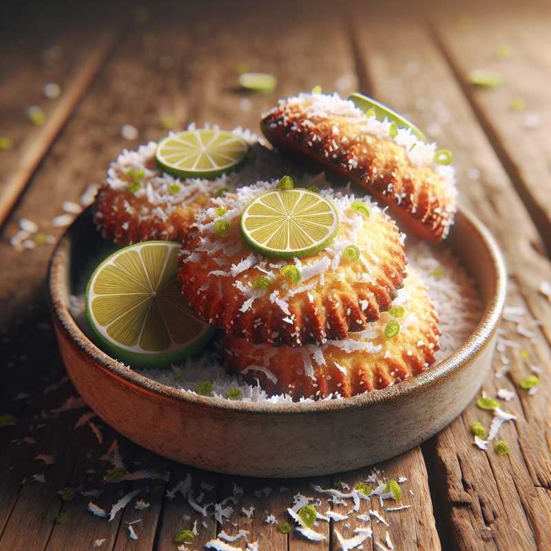 Coconut and Lime Cookies