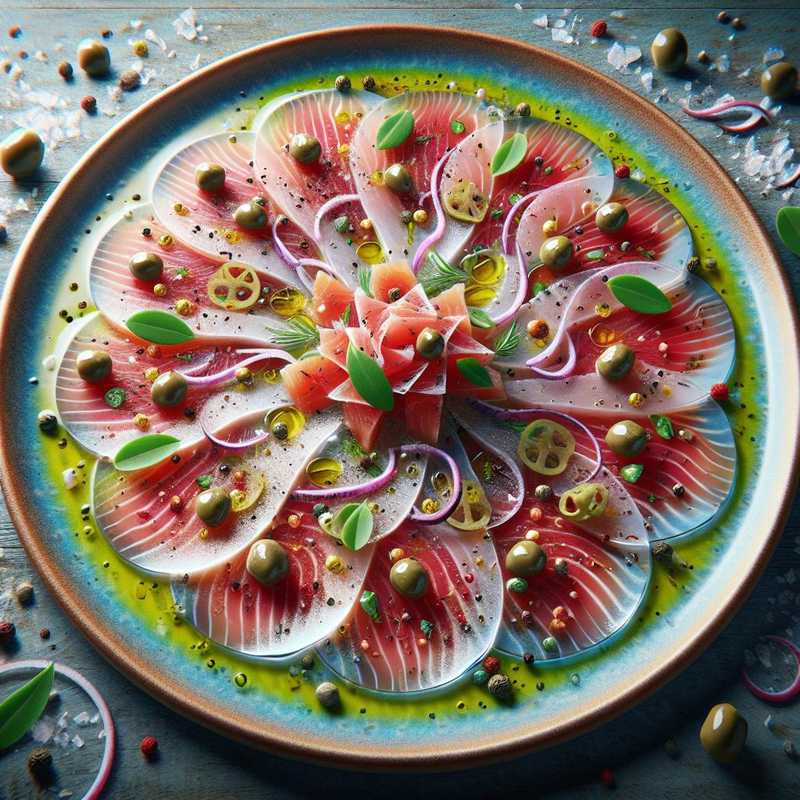 Carpaccio di pesce spada