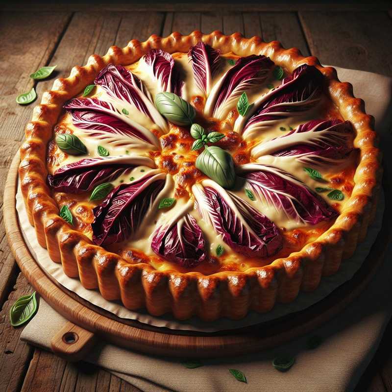 Torta salata al radicchio