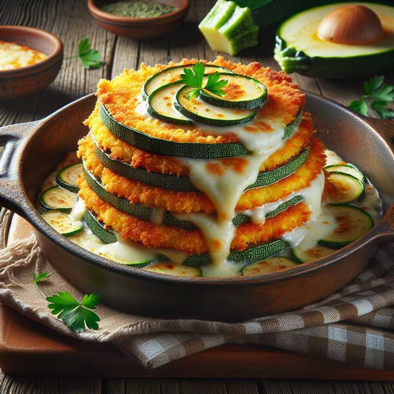 Zucchini and Scamorza Cutlet