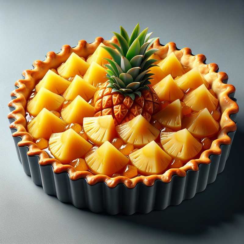 Crostata fredda all'ananas