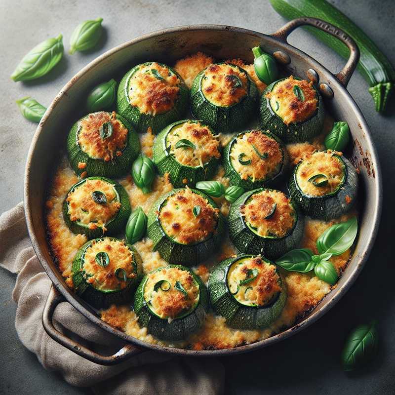 Stuffed Round Zucchinis