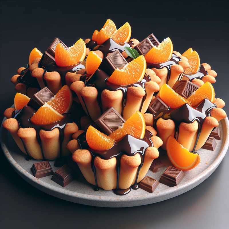 Orange and Chocolate Baskets