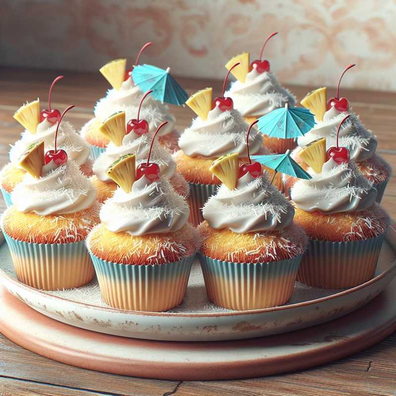 Cupcake Pina colada