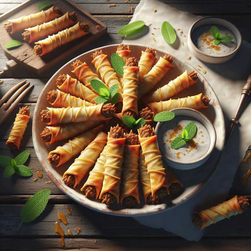 Moroccan Phyllo Cigars