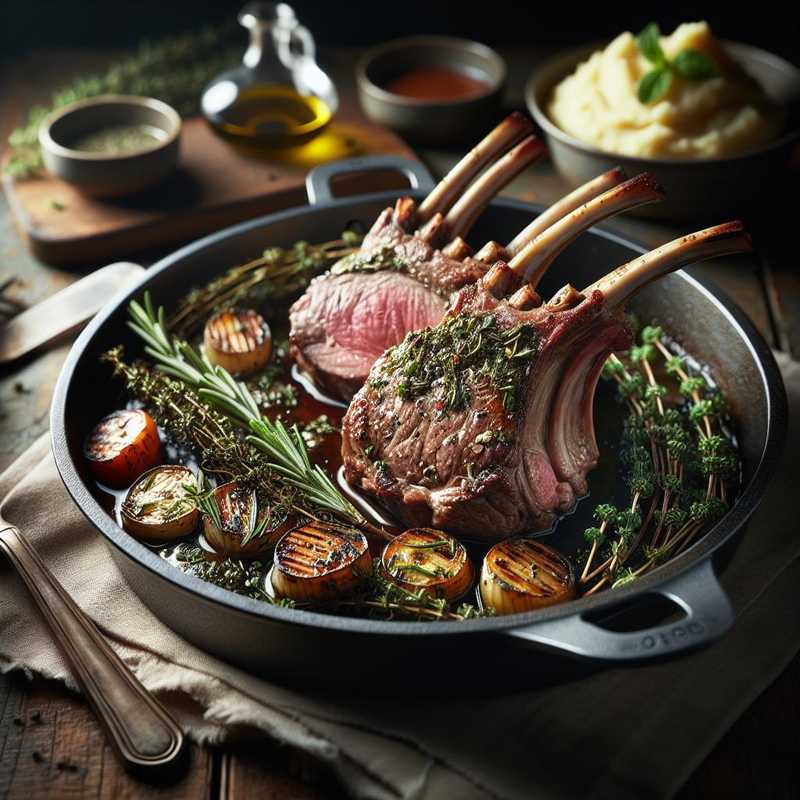 Rack of Lamb with Aromatic Herbs