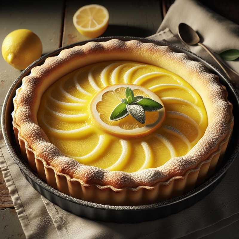 Crostata alla crema di limoni