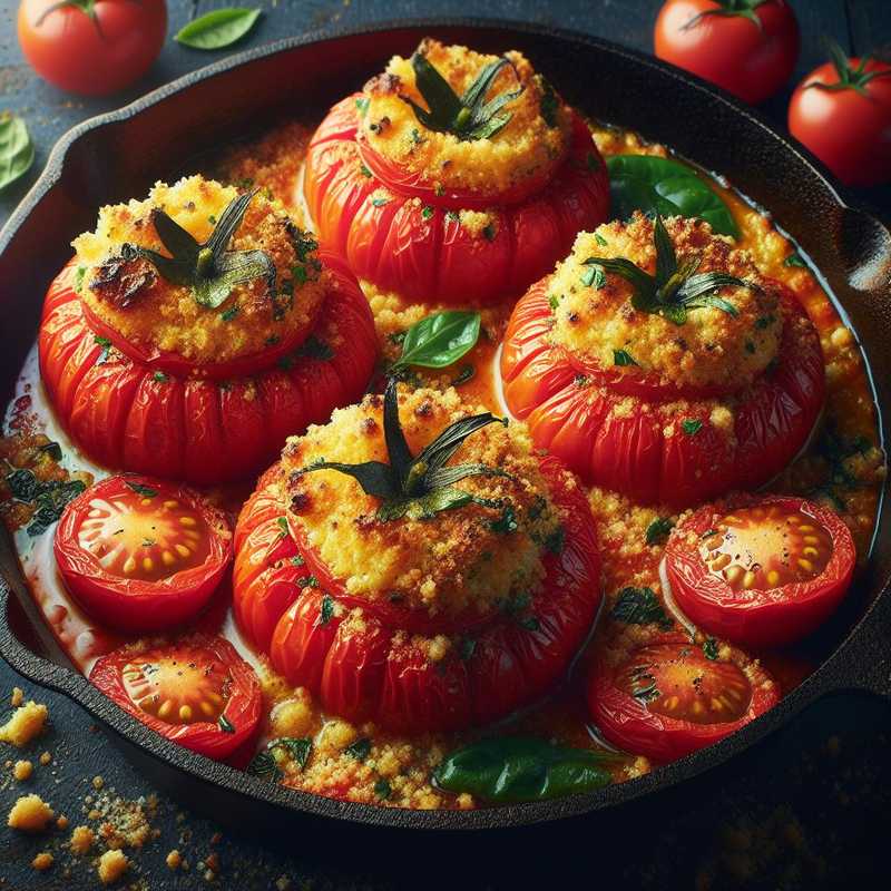 Pomodori gratinati alla pugliese