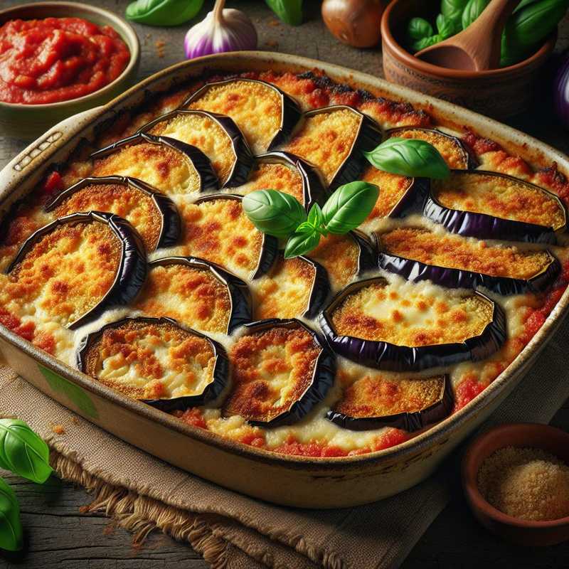 Baked Breaded Eggplant