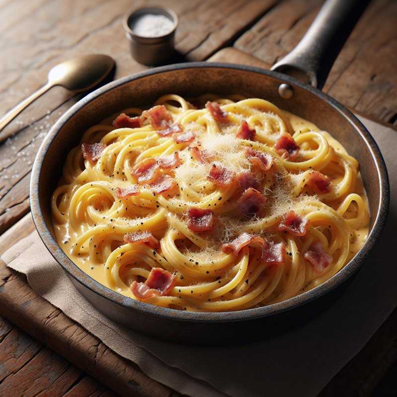 Carbonara alla romana cremosa