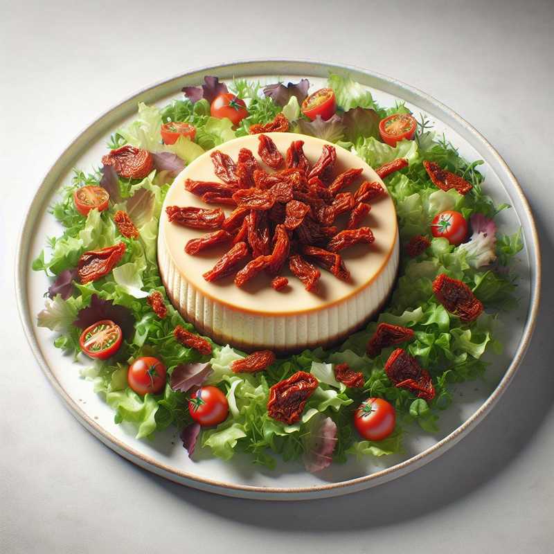 Cheesecake salata ai pomodori secchi