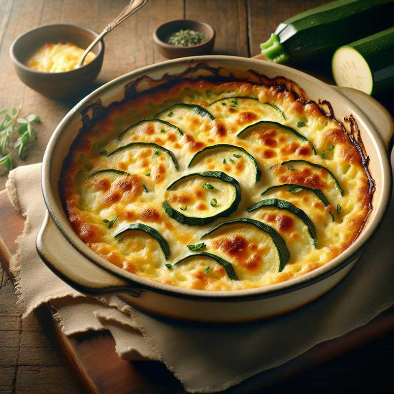 Stringy Zucchini Flan