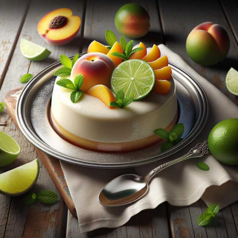 Peach and Lime Bavarian Cream