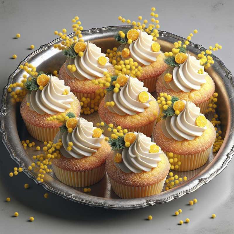 Cupcake mimosa