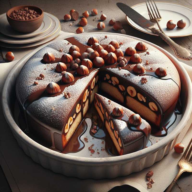 Hazelnut and Chocolate Cake