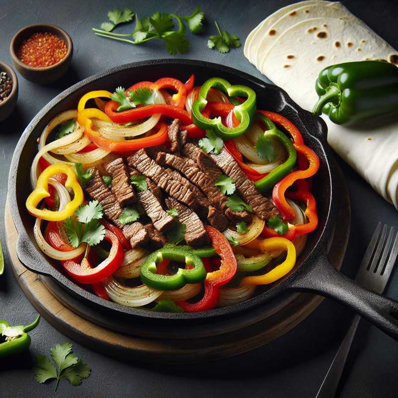 Fajitas di Manzo