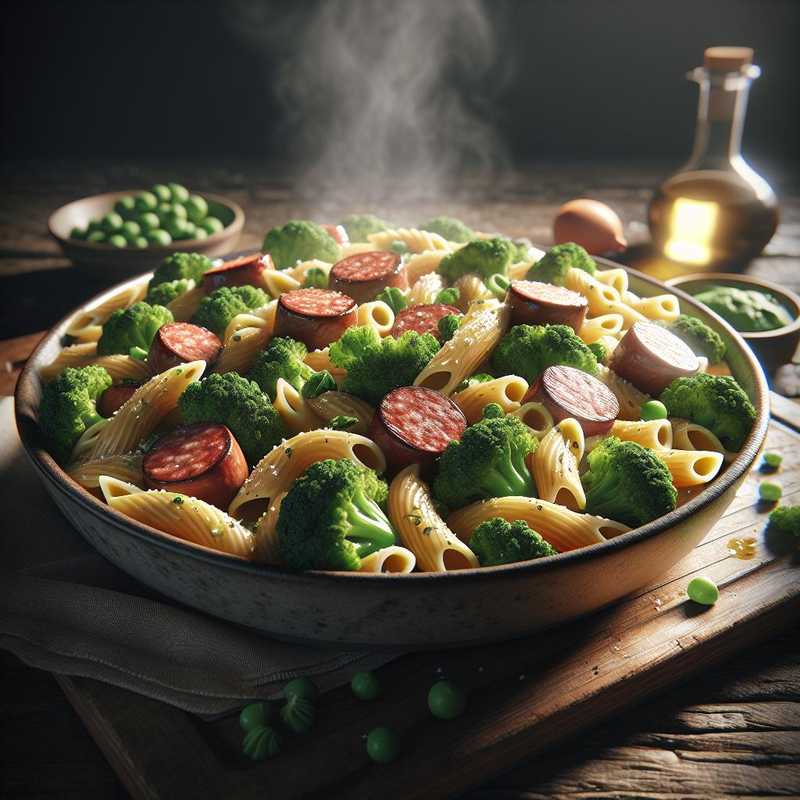 Baked Pasta with Broccoli and Sausage