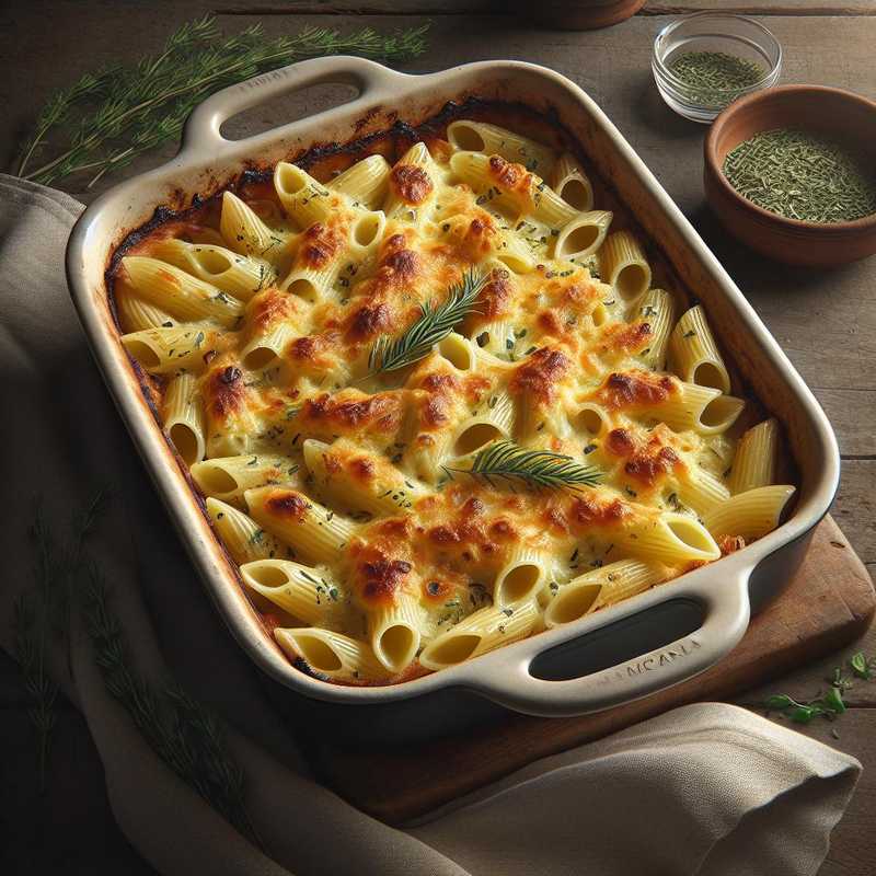 Pasta gratinata con finocchi e besciamella