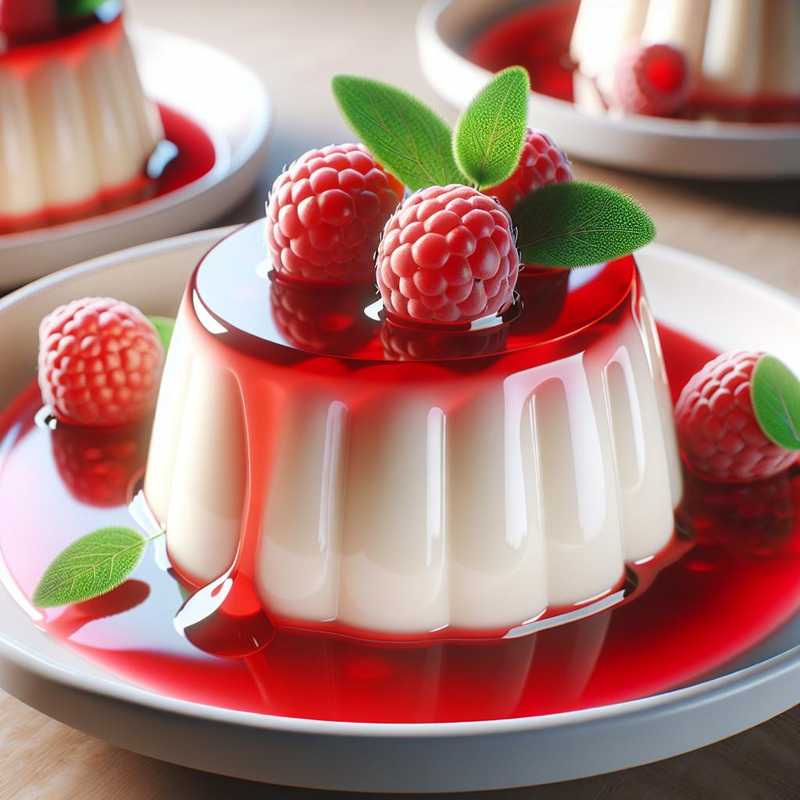 Raspberry Panna Cotta