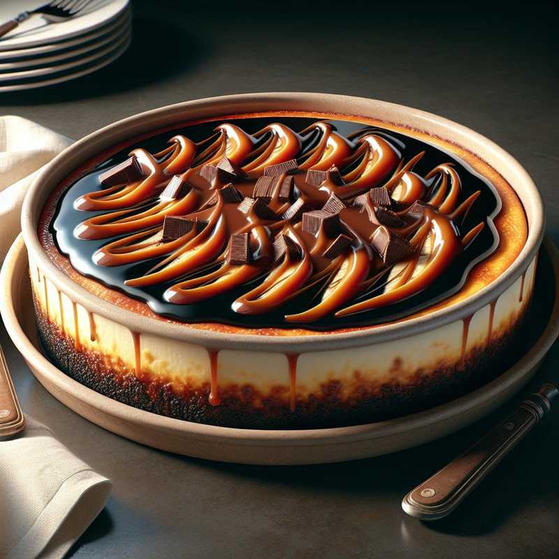 Chocolate Cheesecake with Salted Caramel