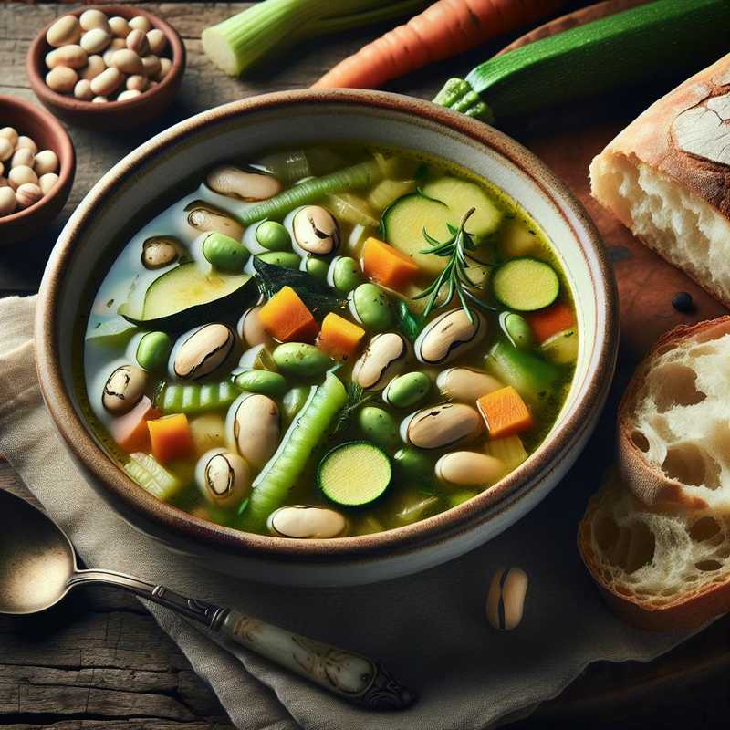 Zuppa di fave e verdure