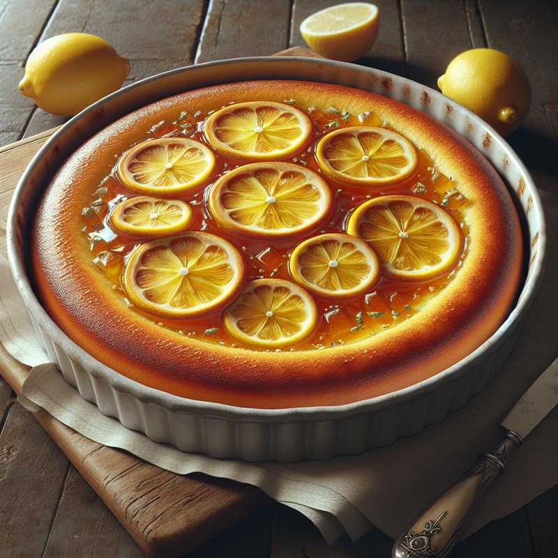 Torta alla marmellata di limone