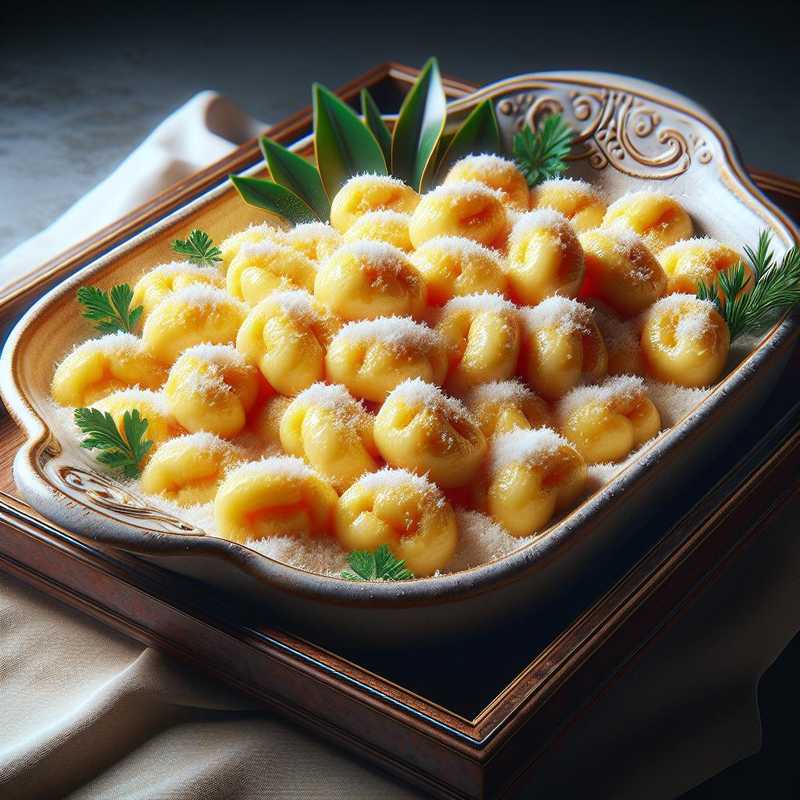 Gnocchi di ricotta e curcuma