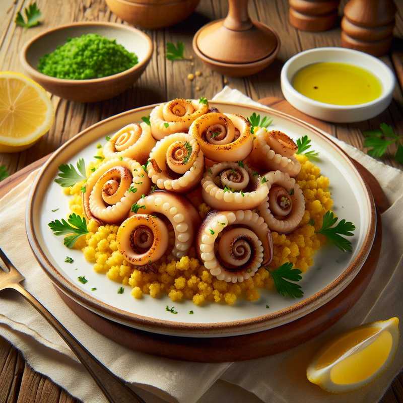 Calamari ripieni di couscous