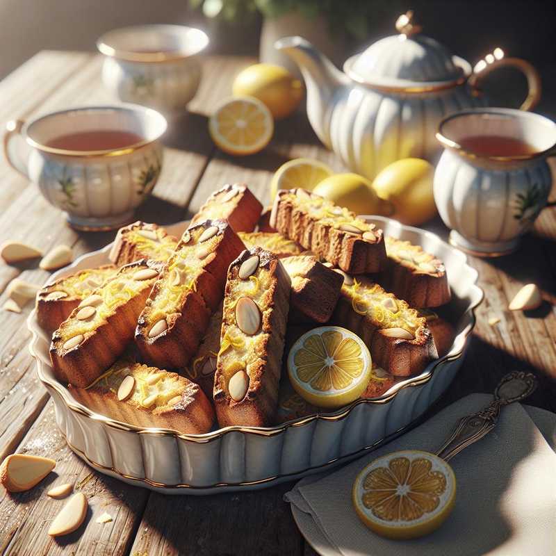 Biscotti mandorle e limone