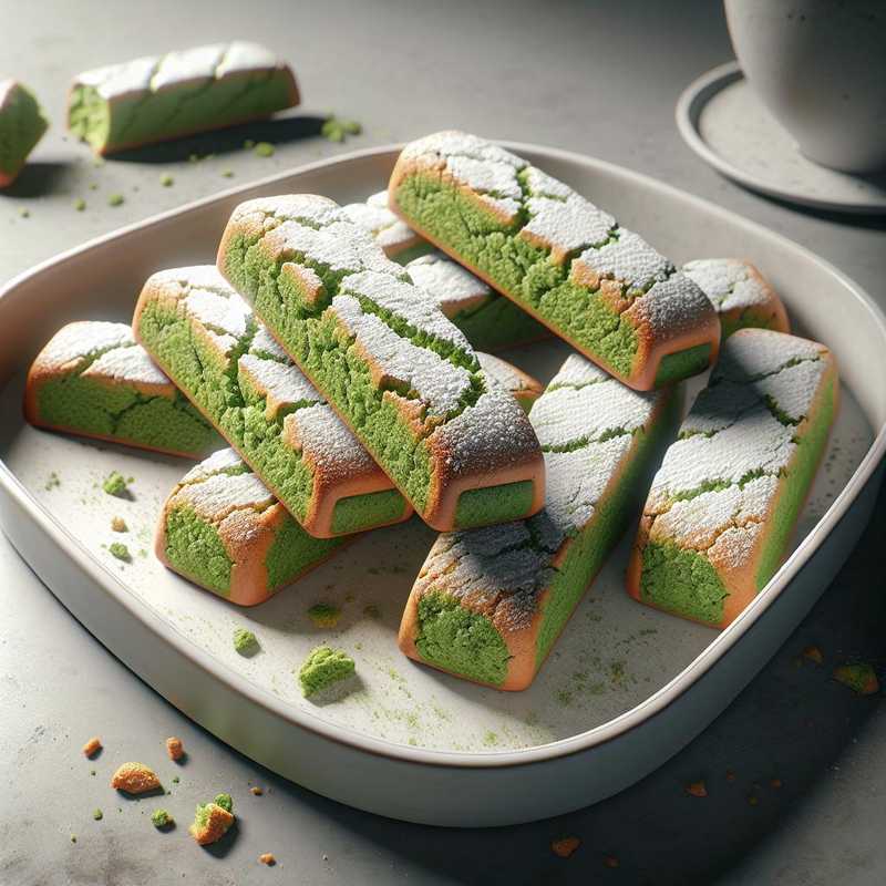 Biscotti al tè verde