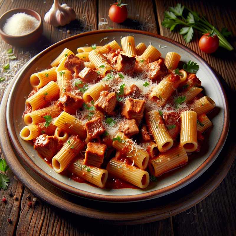 Rigatoni con Sugo di Maiale