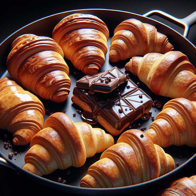 Pain au chocolat e croissant furbi