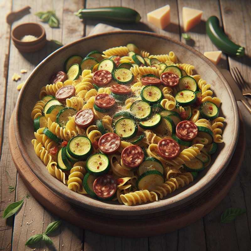 Pasta zucchine e salsiccia