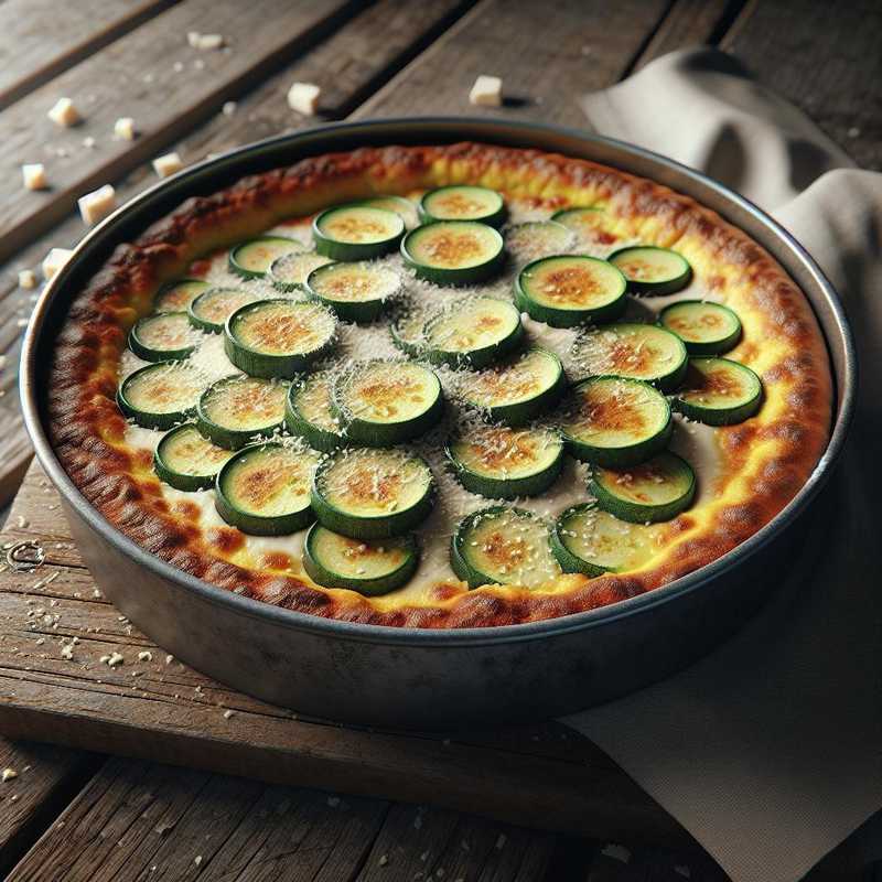 Cheesecake salata alle zucchine