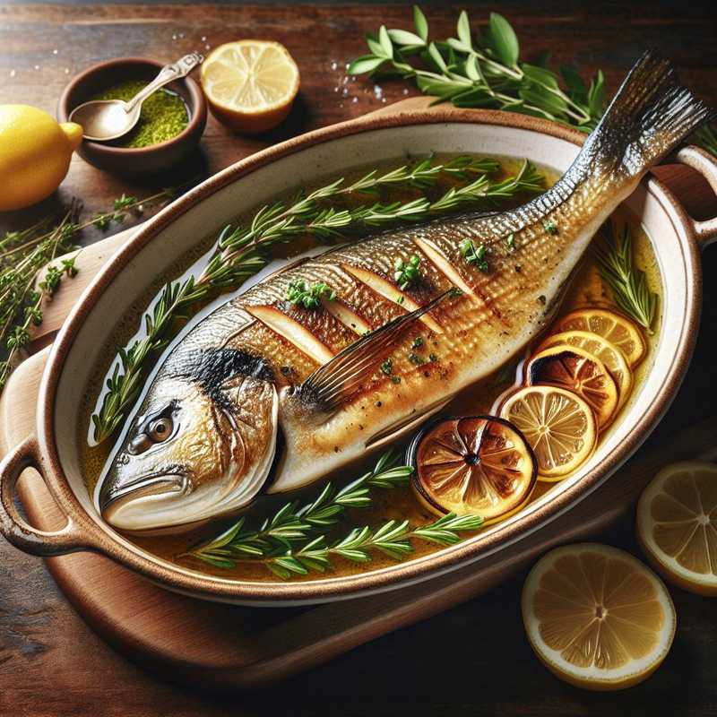 Baked Sea Bass