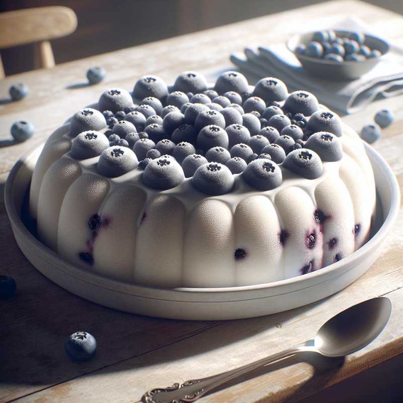 Blueberry Ice Cream Cake