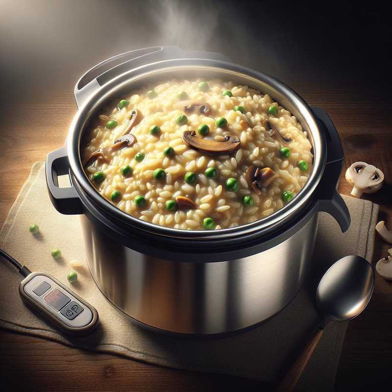 Risotto in pentola a pressione