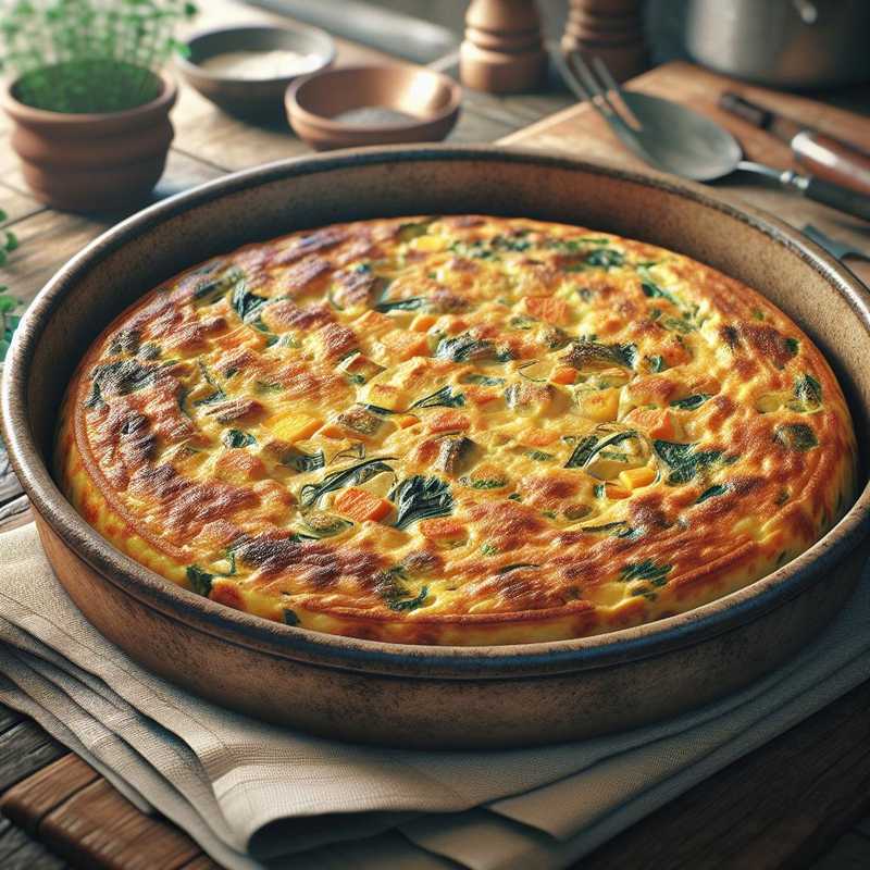 Frittata con farina di ceci